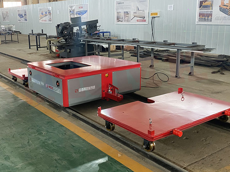 Obsazení průmyslového železničního traktoru RGV Trolley